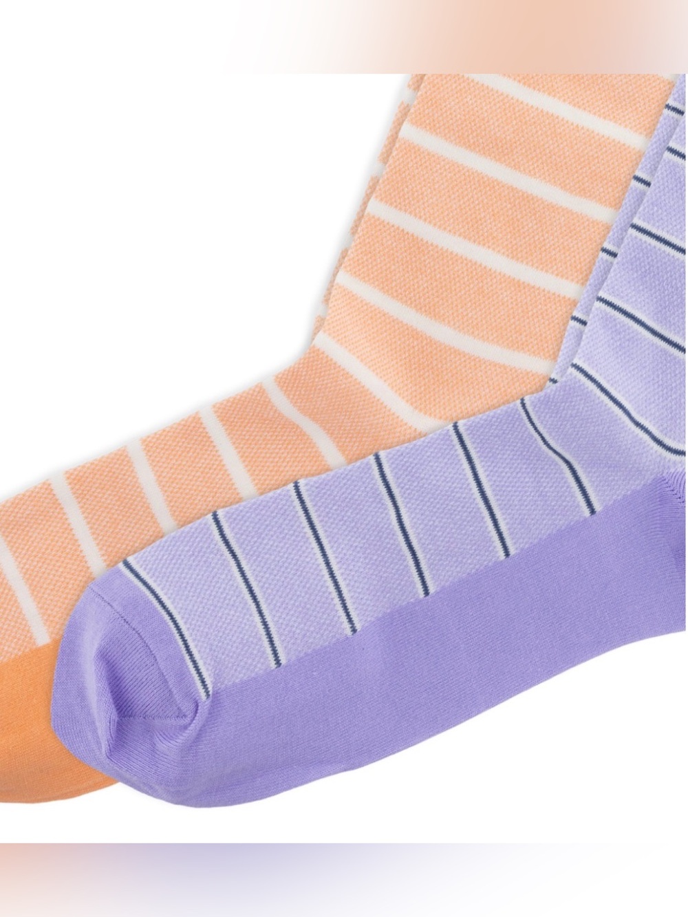 Polo Ralph Lauren OXFORD STRIPE Mens 2-Pack Casual Trouser Socks size 10-13 - Picture 2 of 3
